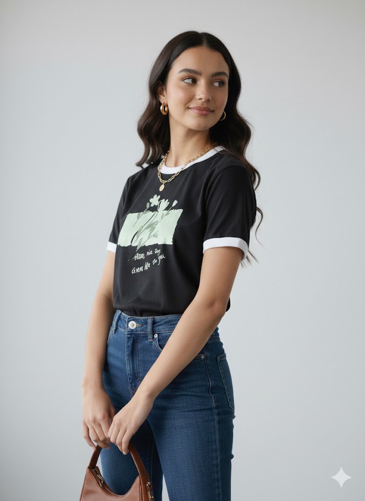 “Wildflower” Ringer T-Shirt