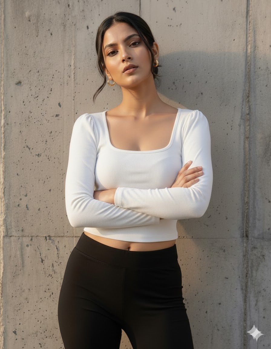 5 Colour Puff Long Sleeve/Short Sleeve Top